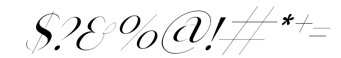 Valentiamo Italic Italic Font OTHER CHARS