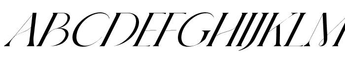ValentiamoItalic-Italic Font UPPERCASE