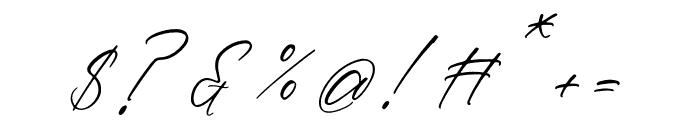 Valentina Goldwyn Italic Font OTHER CHARS