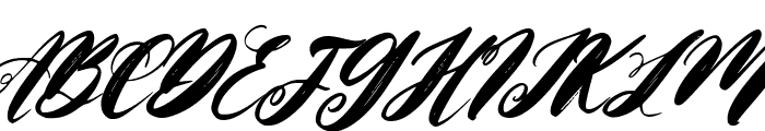 Valentine Angel Italic Font UPPERCASE