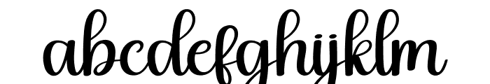 Valentine Baby Font LOWERCASE