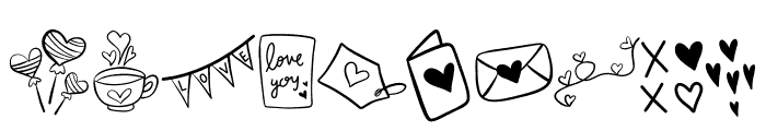 Valentine Collection Font OTHER CHARS