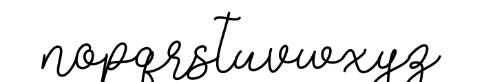 Valentine Dream Script Font LOWERCASE