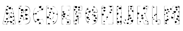 Valentine Font 1 Regular Font LOWERCASE