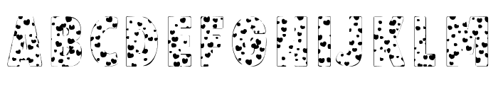 Valentine Font 2 Regular Font LOWERCASE