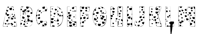 Valentine Font 3 Regular Font LOWERCASE