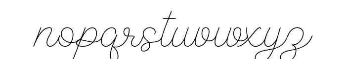 Valentine Heart Script Font LOWERCASE