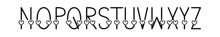 Valentine Love Display Duo Font LOWERCASE