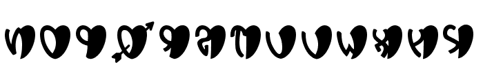 Valentine One Font LOWERCASE