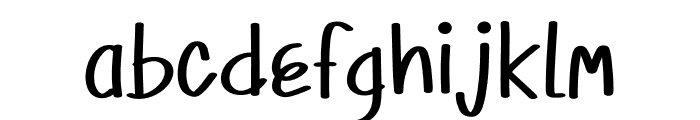 Valentine Regular Font LOWERCASE