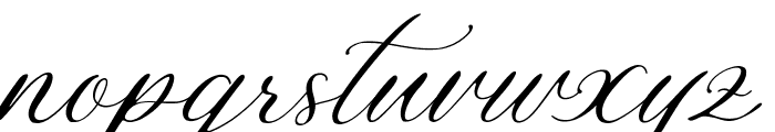 Valentine Signature Italic Font LOWERCASE