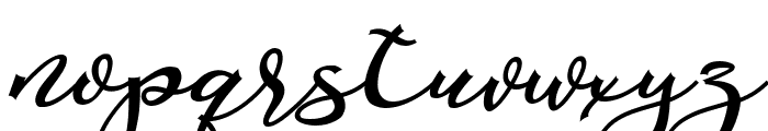 Valentine Silhouette Italic Font LOWERCASE