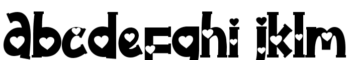 Valentine Style Font LOWERCASE