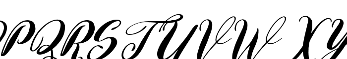 Valentine Sweet Italic Font UPPERCASE