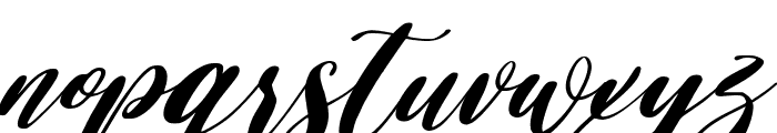 Valentine Sweet Italic Font LOWERCASE
