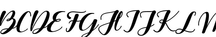 Valentine Vanilla Italic Font UPPERCASE