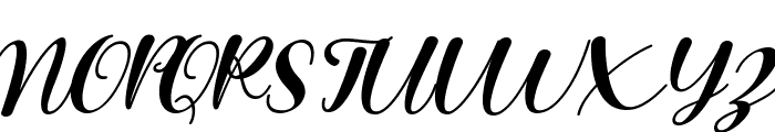 Valentine Vanilla Italic Font UPPERCASE