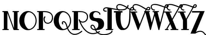 Valentine serif Font UPPERCASE