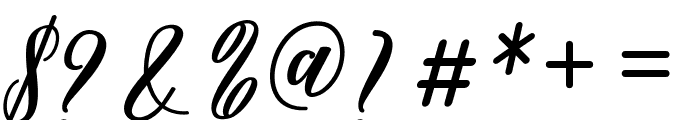 ValentineScript Font OTHER CHARS
