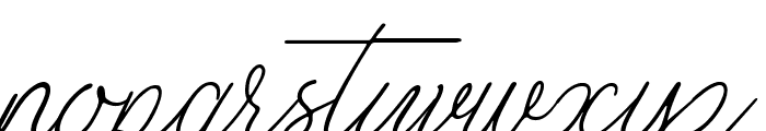 Valentine's Vermouth Italic Font LOWERCASE