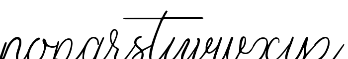 Valentine's Vermouth Font LOWERCASE