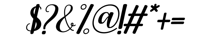 Valentisa Italic Font OTHER CHARS