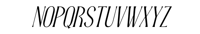 Valestra Italic Font UPPERCASE