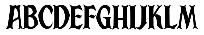 Valhalla Font LOWERCASE