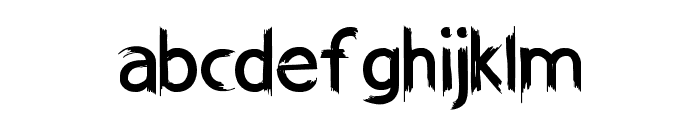 Valikan-Regular Font LOWERCASE