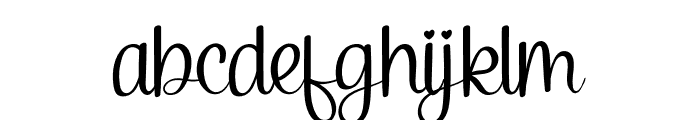 Vallentine Font LOWERCASE