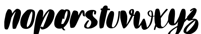 Vallisa-Italic Font LOWERCASE