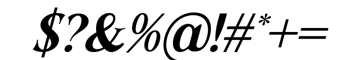 Valneck Italic Font OTHER CHARS