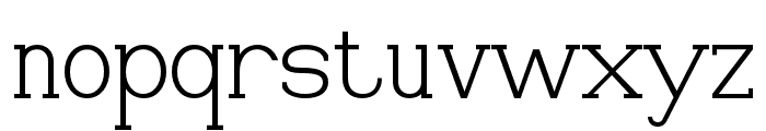 ValtherionExtraLight Font LOWERCASE