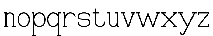 ValtherionThin Font LOWERCASE