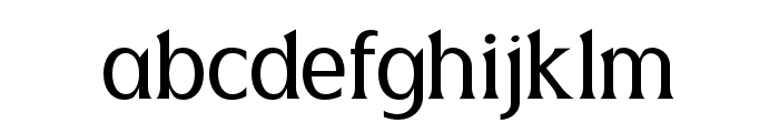 Valty-Light Font LOWERCASE