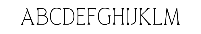 Valty-Thin Font UPPERCASE