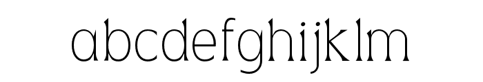 Valty-Thin Font LOWERCASE