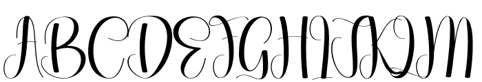 Valuation Font UPPERCASE
