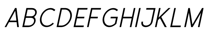 Valued Regular Italic Font LOWERCASE