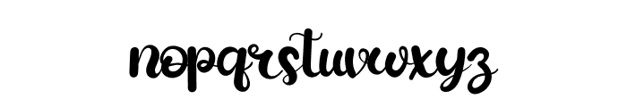 Vamouse Font LOWERCASE