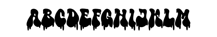 Vampire Bloody Font UPPERCASE