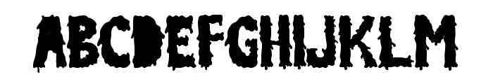 Vampire Display Font Font LOWERCASE
