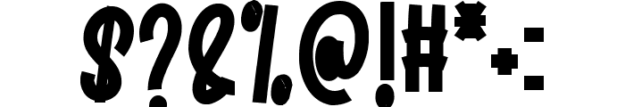 Vampire Fangs Font OTHER CHARS