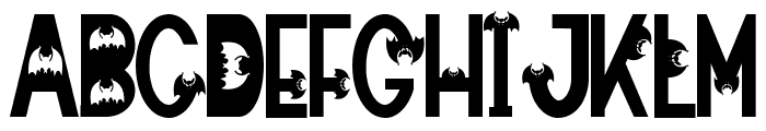 Vampire Fangs Font UPPERCASE