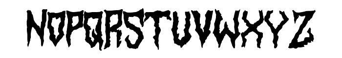 Vampire Gothic Regular Font UPPERCASE