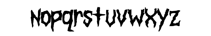 Vampire Gothic Regular Font LOWERCASE