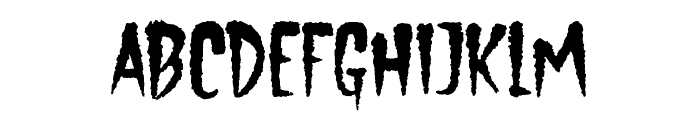 Vampire Hunters Font UPPERCASE