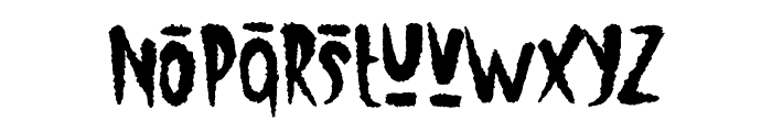 Vampire Hunters Font LOWERCASE