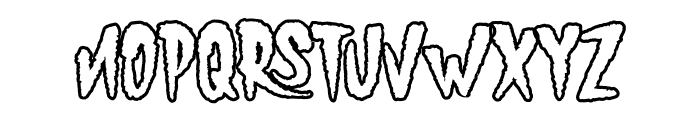 VampireHunters-NormalOutline Font UPPERCASE