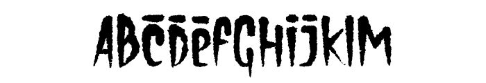 VampireHunters Font LOWERCASE